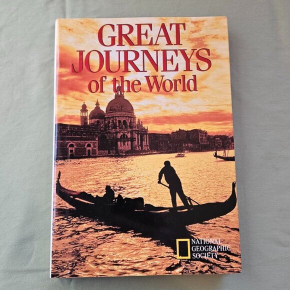 Great Journeys of the World by National Geographic Society Hardcover Accent Book - Picture 1 of 11